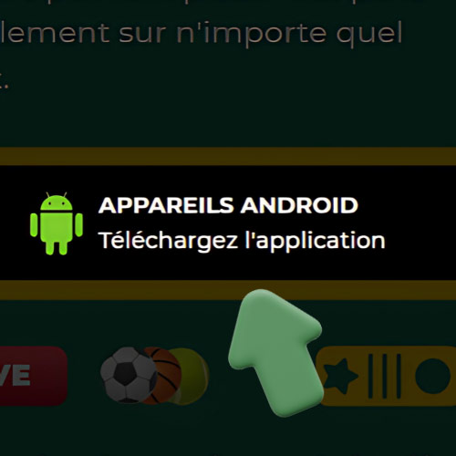 Instruction Lancez le téléchargement du fichier Betwinner Cote d'ivoire APK